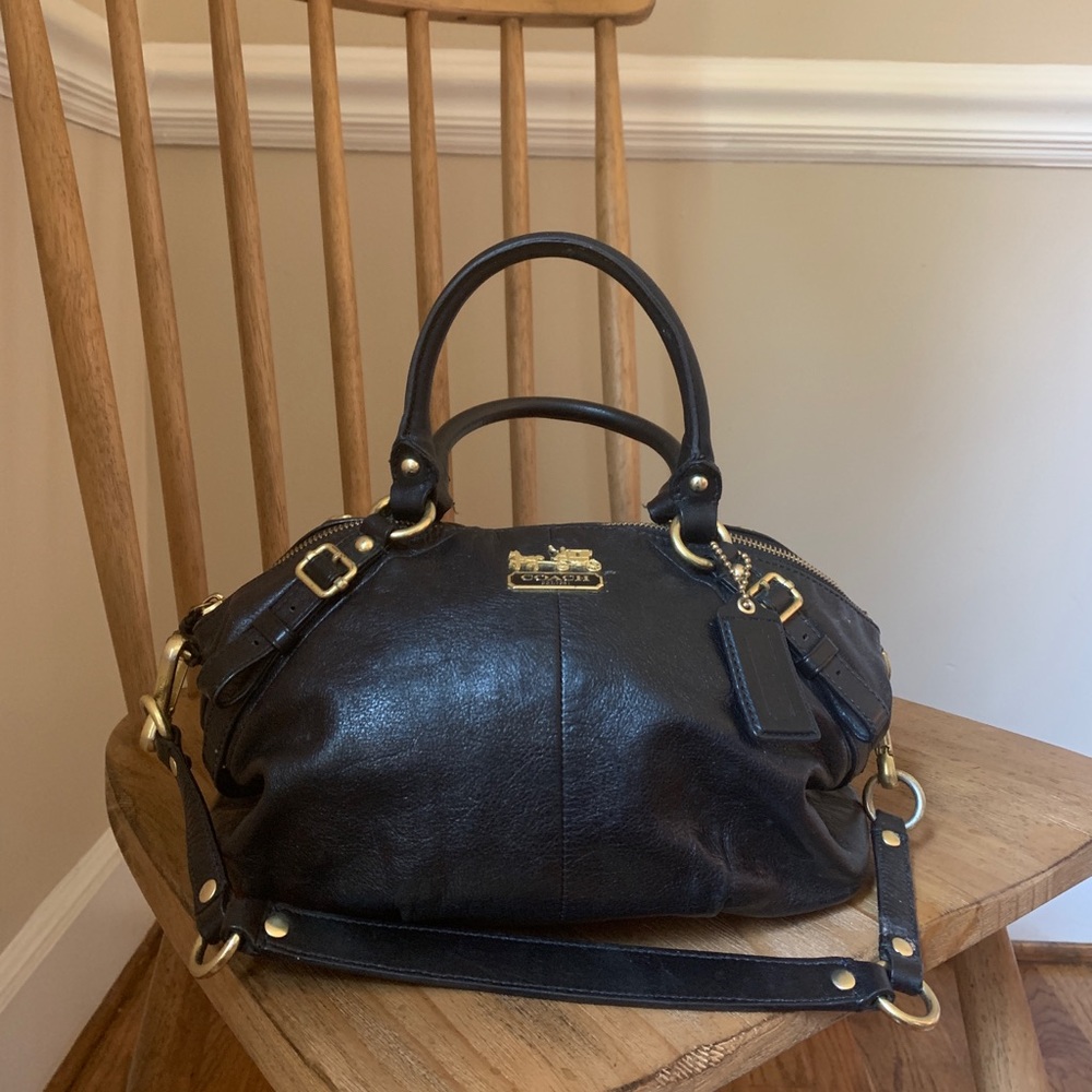 Madison Sophia leather coach satchel H1069-15960